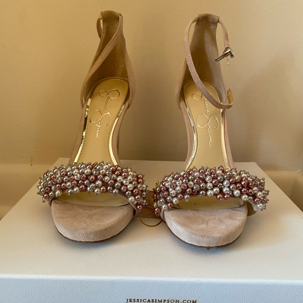 Jessica Simpson pink heels